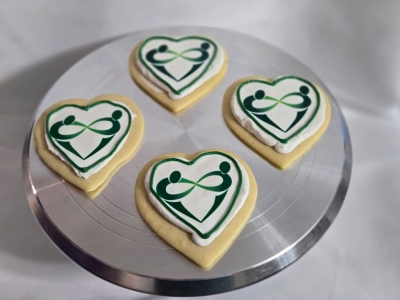 Heart Logo Cookies
